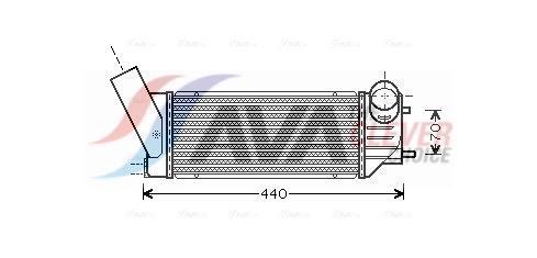 Intercooler, échangeur (Refroidisseur d'air) AVA Deutschland GmbH ref. PEA4279