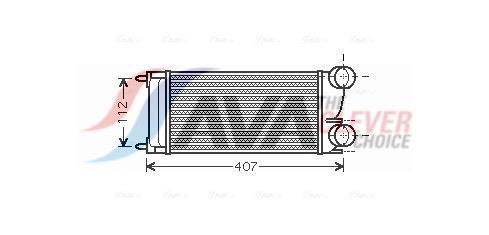 Intercooler, échangeur (Refroidisseur d'air) AVA Deutschland GmbH PEA4332