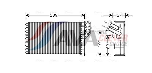 Radiateur de chauffage AVA Deutschland GmbH ref. PEA6226