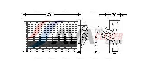 Radiateur de chauffage AVA Deutschland GmbH ref. PEA6228
