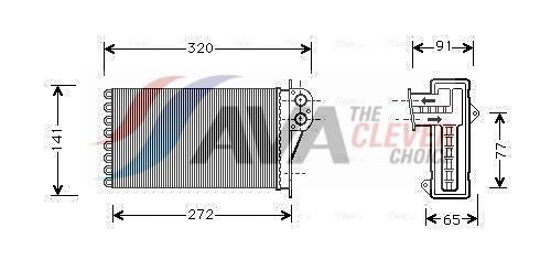 Radiateur de chauffage AVA Deutschland GmbH ref. PEA6356