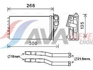 Radiateur de chauffage AVA Deutschland GmbH ref. PEA6397