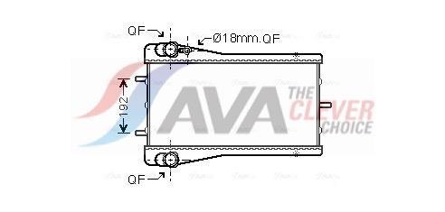 Radiateur moteur (Radiateur de refroidissement) AVA Deutschland GmbH ref. PR2043