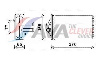 Radiateur de chauffage AVA Deutschland GmbH ref. PRA6082
