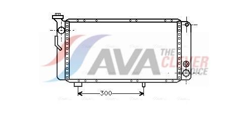 Radiateur moteur (Radiateur de refroidissement) AVA Deutschland GmbH RT2008