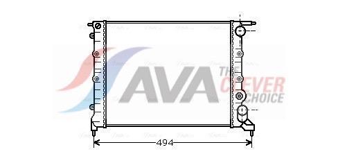 Radiateur moteur (Radiateur de refroidissement) AVA Deutschland GmbH RT2043