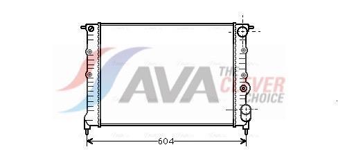 Radiateur moteur (Radiateur de refroidissement) AVA Deutschland GmbH ref. RT2108