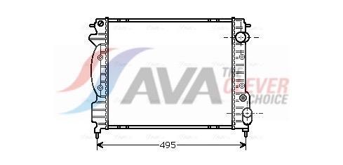 Radiateur moteur (Radiateur de refroidissement) AVA Deutschland GmbH ref. RT2130