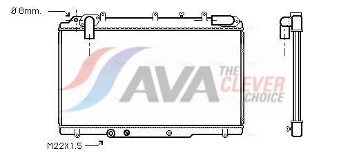 Radiateur moteur (Radiateur de refroidissement) AVA Deutschland GmbH RT2240
