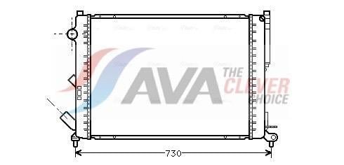 Radiateur moteur (Radiateur de refroidissement) AVA Deutschland GmbH RT2301