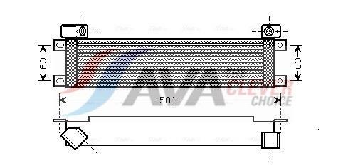 Radiateur d'huile moteur (Refroidisseur d'huile moteur) AVA Deutschland GmbH RT3289