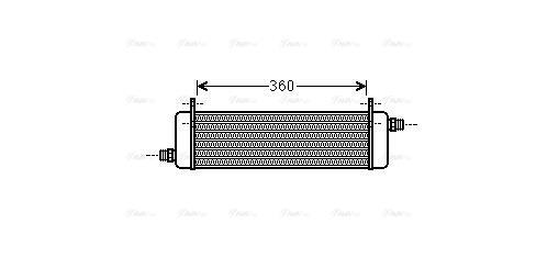 Radiateur d'huile moteur (Refroidisseur d'huile moteur) AVA Deutschland GmbH RT3464