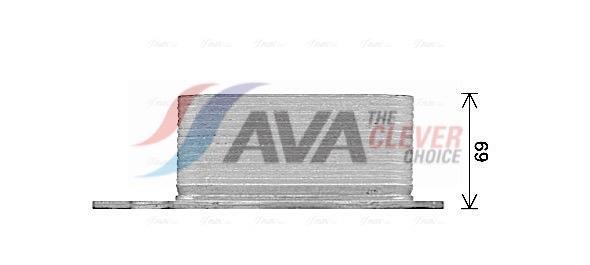 Radiateur d'huile moteur (Refroidisseur d'huile moteur) AVA Deutschland GmbH ref. RT3657