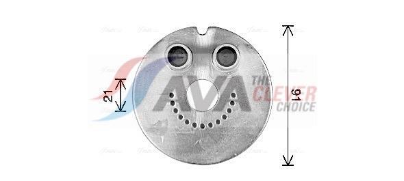 Radiateur d'huile moteur (Refroidisseur d'huile moteur) AVA Deutschland GmbH ref. RT3660