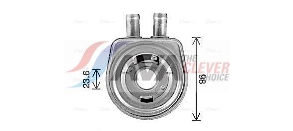Radiateur d'huile moteur (Refroidisseur d'huile moteur) AVA Deutschland GmbH ref. RT3678