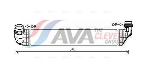 Intercooler permutador ar-ar AVA Deutschland GmbH ref. RT4614