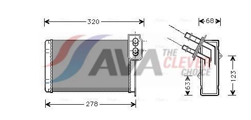 Radiateur de chauffage AVA Deutschland GmbH ref. RT6048