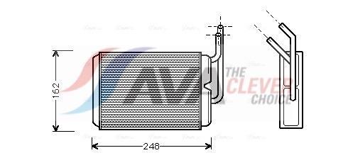 Radiateur de chauffage AVA Deutschland GmbH ref. RT6220
