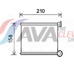 Radiateur de chauffage AVA Deutschland GmbH ref. RT6629