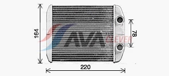 Radiateur de chauffage AVA Deutschland GmbH ref. RT6663