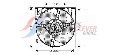 Ventilador do motor AVA Deutschland GmbH ref. RT7522
