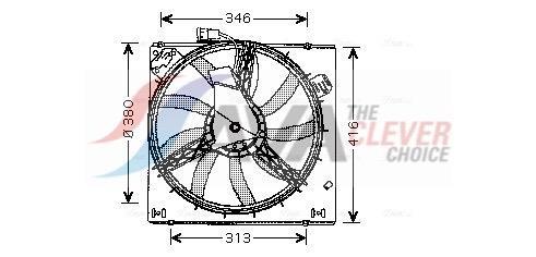 Ventilador do motor AVA Deutschland GmbH ref. RT7526
