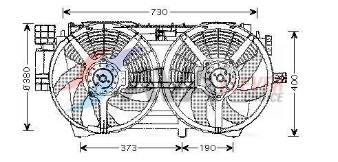 Ventilador do motor AVA Deutschland GmbH ref. RT7530