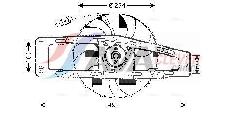 Ventilador do motor AVA Deutschland GmbH ref. RT7535