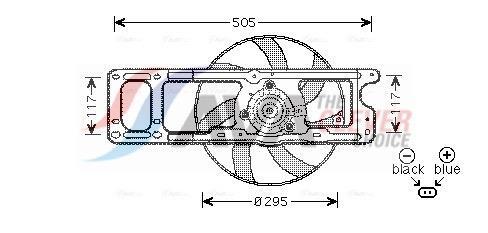 Ventilador do motor AVA Deutschland GmbH ref. RT7537