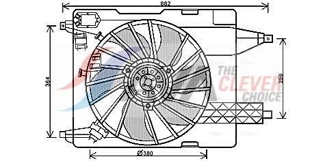 Ventilador do motor AVA Deutschland GmbH ref. RT7539