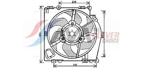 Ventilador do motor AVA Deutschland GmbH ref. RT7542