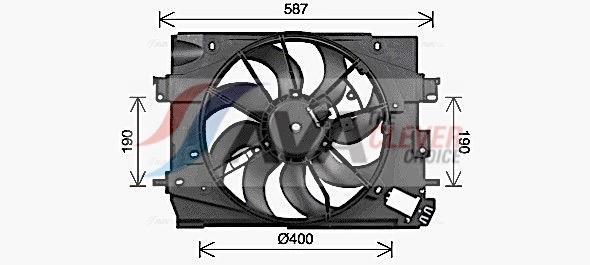 Ventilador do motor AVA Deutschland GmbH ref. RT7662
