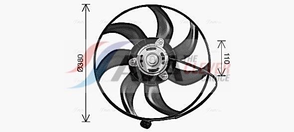Ventilador do motor AVA Deutschland GmbH ref. RT7675
