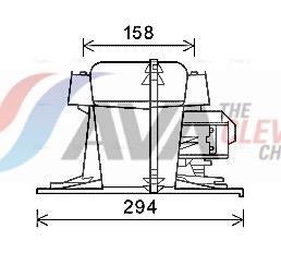 Ventilador habitáculo AVA Deutschland GmbH ref. RT8521