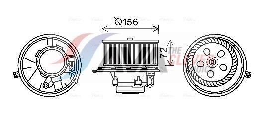 Ventilador habitáculo AVA Deutschland GmbH ref. RT8581