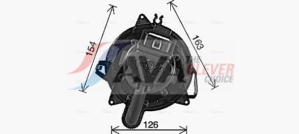 Ventilador habitáculo AVA Deutschland GmbH ref. RT8676