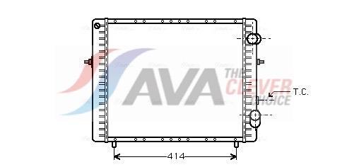 Radiateur moteur (Radiateur de refroidissement) AVA Deutschland GmbH ref. RTA2128