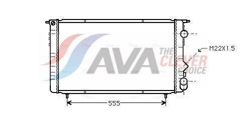 Radiateur moteur (Radiateur de refroidissement) AVA Deutschland GmbH ref. RTA2150