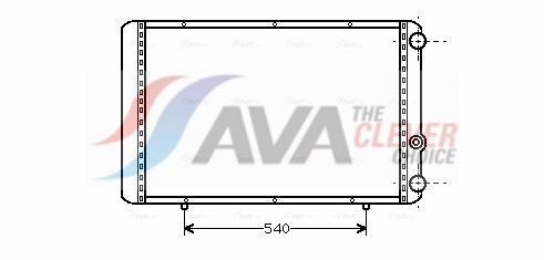 Radiateur moteur (Radiateur de refroidissement) AVA Deutschland GmbH ref. RTA2155