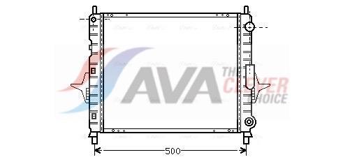 Radiateur moteur (Radiateur de refroidissement) AVA Deutschland GmbH ref. RTA2167
