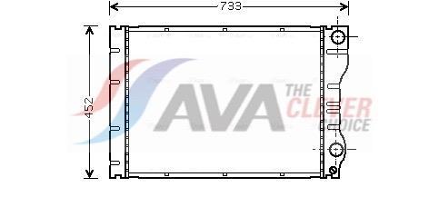 Radiateur moteur (Radiateur de refroidissement) AVA Deutschland GmbH ref. RTA2293