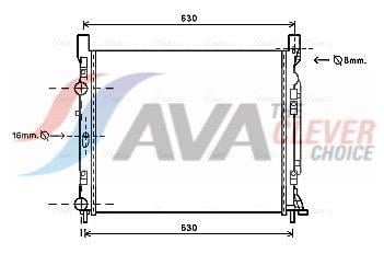 Radiateur moteur (Radiateur de refroidissement) AVA Deutschland GmbH RTA2470