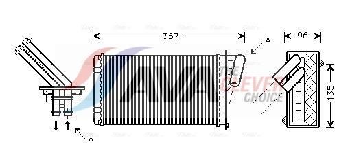 Radiateur de chauffage AVA Deutschland GmbH ref. RTA6203