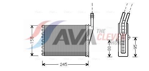 Radiateur de chauffage AVA Deutschland GmbH ref. RTA6249
