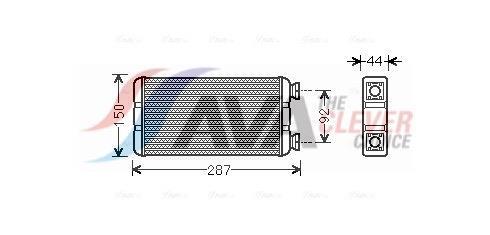 Radiateur de chauffage AVA Deutschland GmbH ref. RTA6457