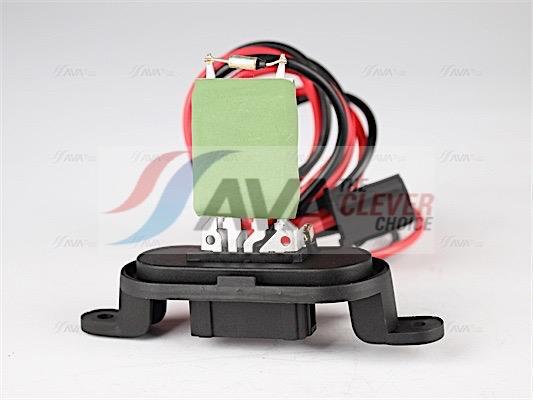 Résistance, pulseur d'air habitacle (Élément de commande, chauffage/ventilation) AVA Deutschland GmbH RTR009