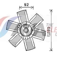 Ventilateur de refroidissement du moteur (Motoventilateur) AVA Deutschland GmbH SA7023