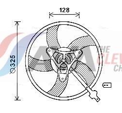 Ventilador do motor AVA Deutschland GmbH ref. SA7024