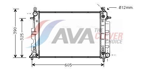 Radiateur moteur (Radiateur de refroidissement) AVA Deutschland GmbH ref. SB2027