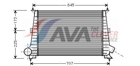 Intercooler permutador ar-ar AVA Deutschland GmbH ref. SBA4047